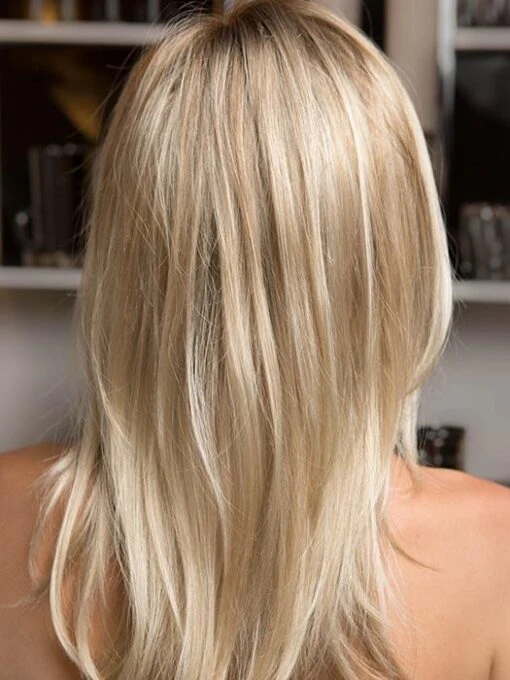 Glamour Mono | Synthetic Lace Front Wig (Mono Part) -Switch Shine Store 0002 EW Glamour Mono Light Honey Rooted 4 of 6