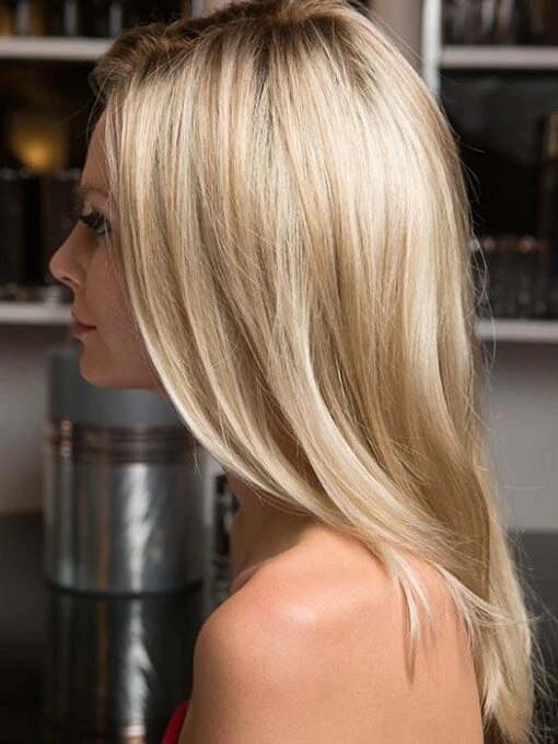 Glamour Mono | Synthetic Lace Front Wig (Mono Part) -Switch Shine Store 0003 EW Glamour Mono Light Honey Rooted 3 of 6