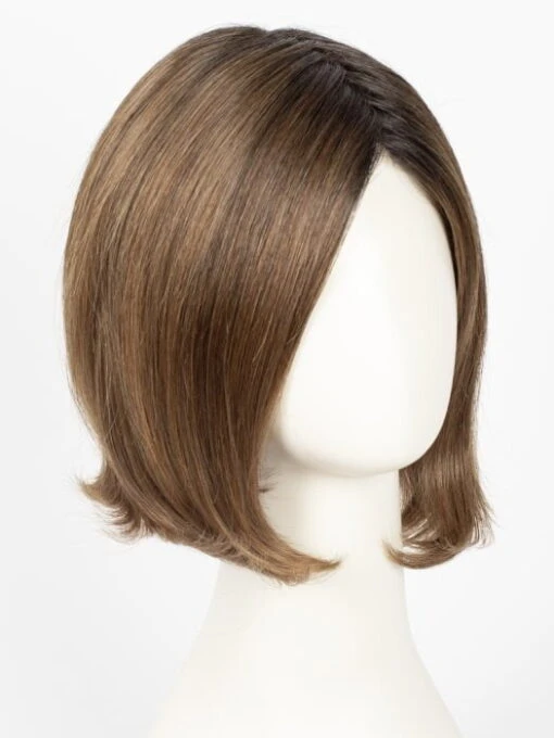 Elegance | Human Hair/Synthetic Blend Lace Front Wig (Double Mono Top) -Switch Shine Store 7094054420591 41046105653359 31988965539951 1699463673318 EleganceMono NutBrownRooted