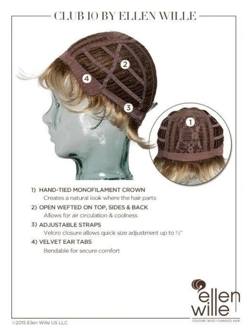 Club 10 Wig By Ellen Wille | Mono Crown -Switch Shine Store Club10 2