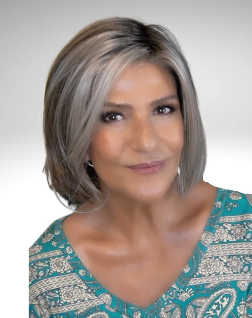 Narano Wig By Ellen Wille | Mono Part -Switch Shine Store EWNARANOMiddleGreyShaded2