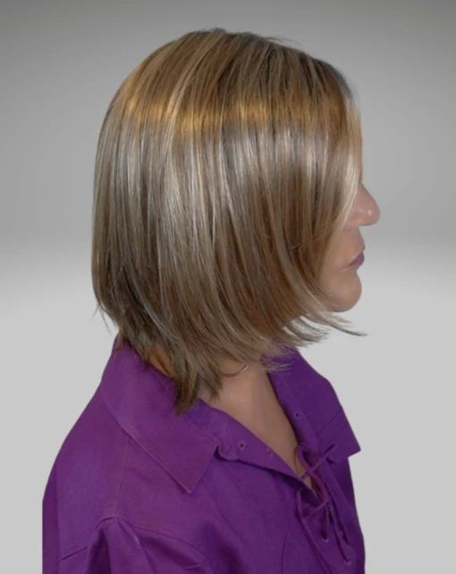 United Wig By Ellen Wille | Mono Part -Switch Shine Store EWUnitedTobaccoRootedSide