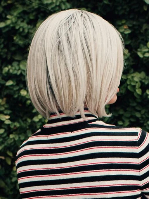 Adore | Human Hair/Synthetic Blend Lace Front Wig -Switch Shine Store EW Adore SilverBlondeRooted 6