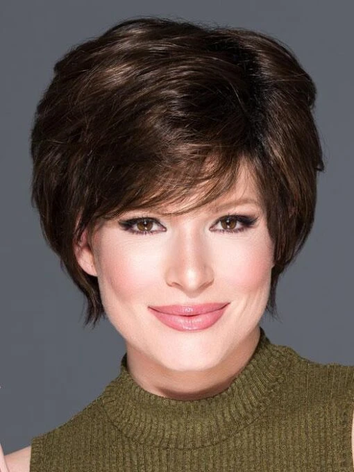 Beam | Synthetic Wig (Mono Crown) -Switch Shine Store EW Beam ChocolateRooted 4