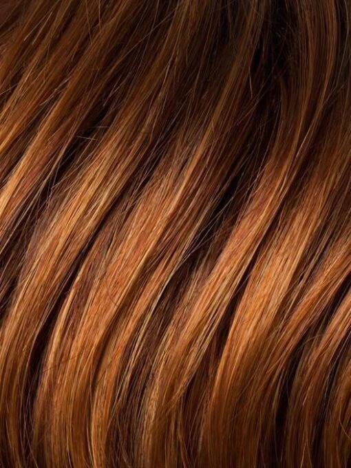 Vista | Synthetic Wig (Mono Crown) -Switch Shine Store EW SAFRAN RED ROOTED