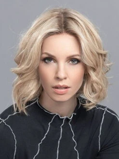 Elegance | Human Hair/Synthetic Blend Lace Front Wig (Double Mono Top) -Switch Shine Store EleganceMono 5 Wavy