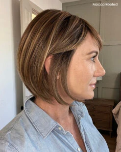 Sing Wig By Ellen Wille | Heat-Friendly Synthetic -Switch Shine Store cSingEWMoccarootedside