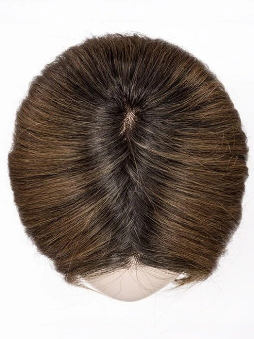 Elegance | Human Hair/Synthetic Blend Lace Front Wig (Double Mono Top) -Switch Shine Store elegance nutbrown rooted
