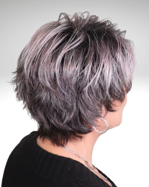 Sky Wig By Ellen Wille | Mono Crown -Switch Shine Store skymetallicpurplerootedside